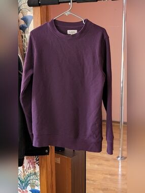 Goodfellow & Co Purple Crewneck Sweatshirt